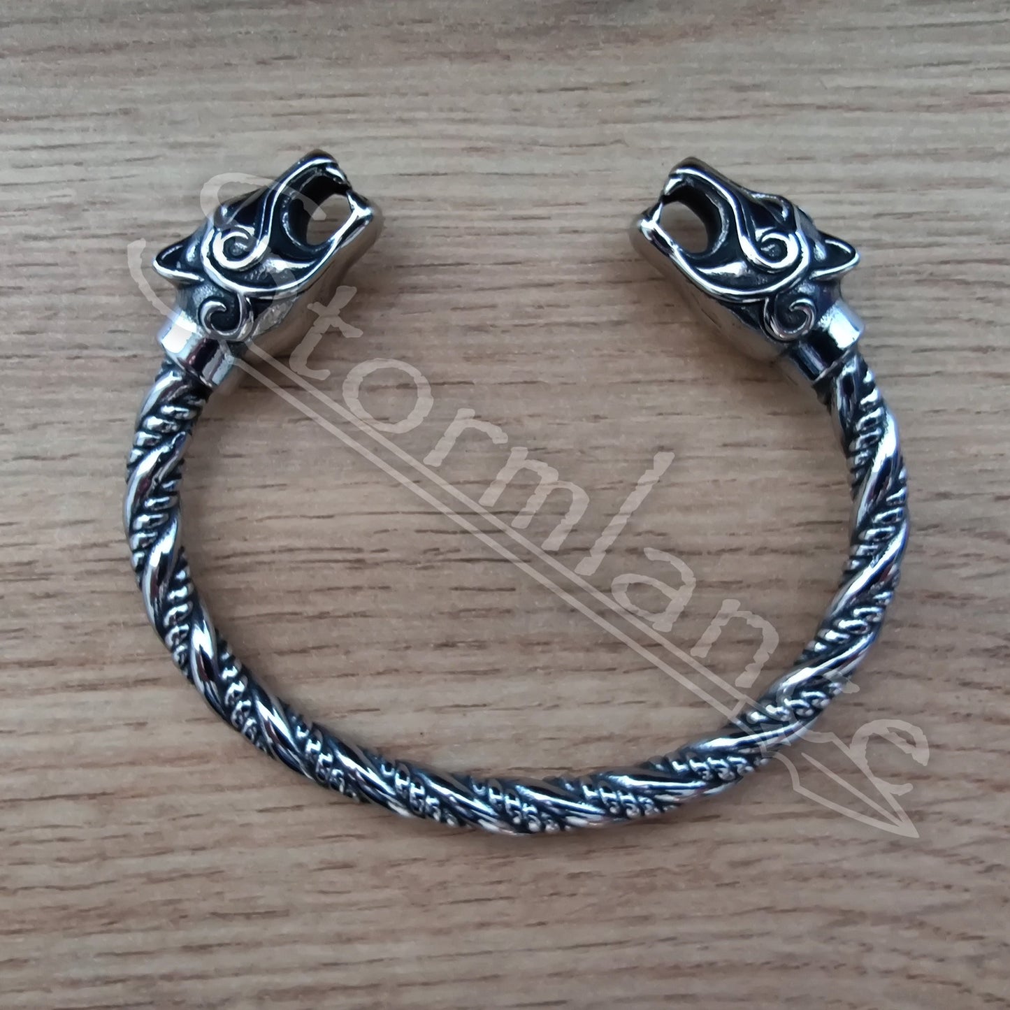 Panther Arm Ring – 316L Stainless Steel
