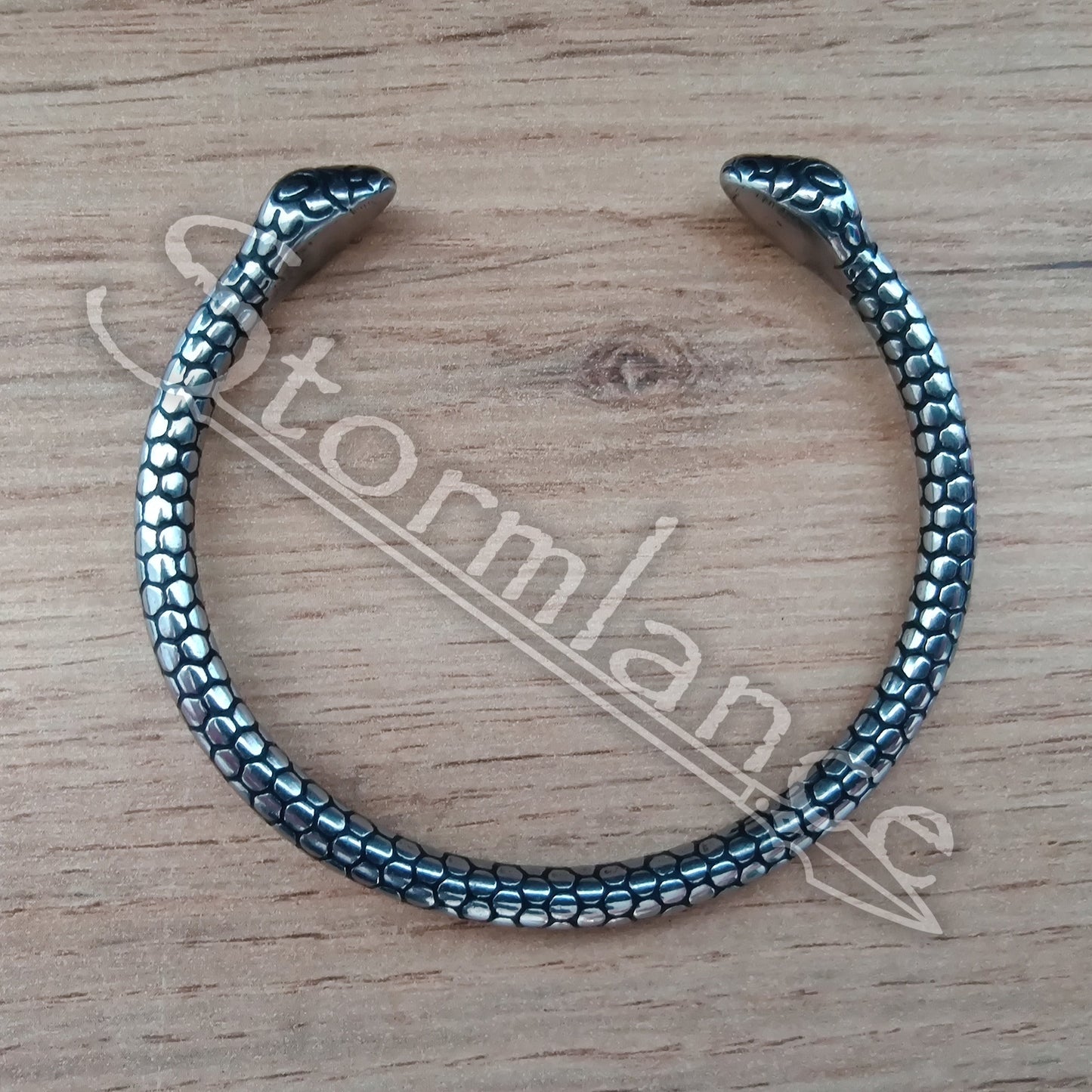 Jormungandr Arm Ring – 316L Stainless Steel