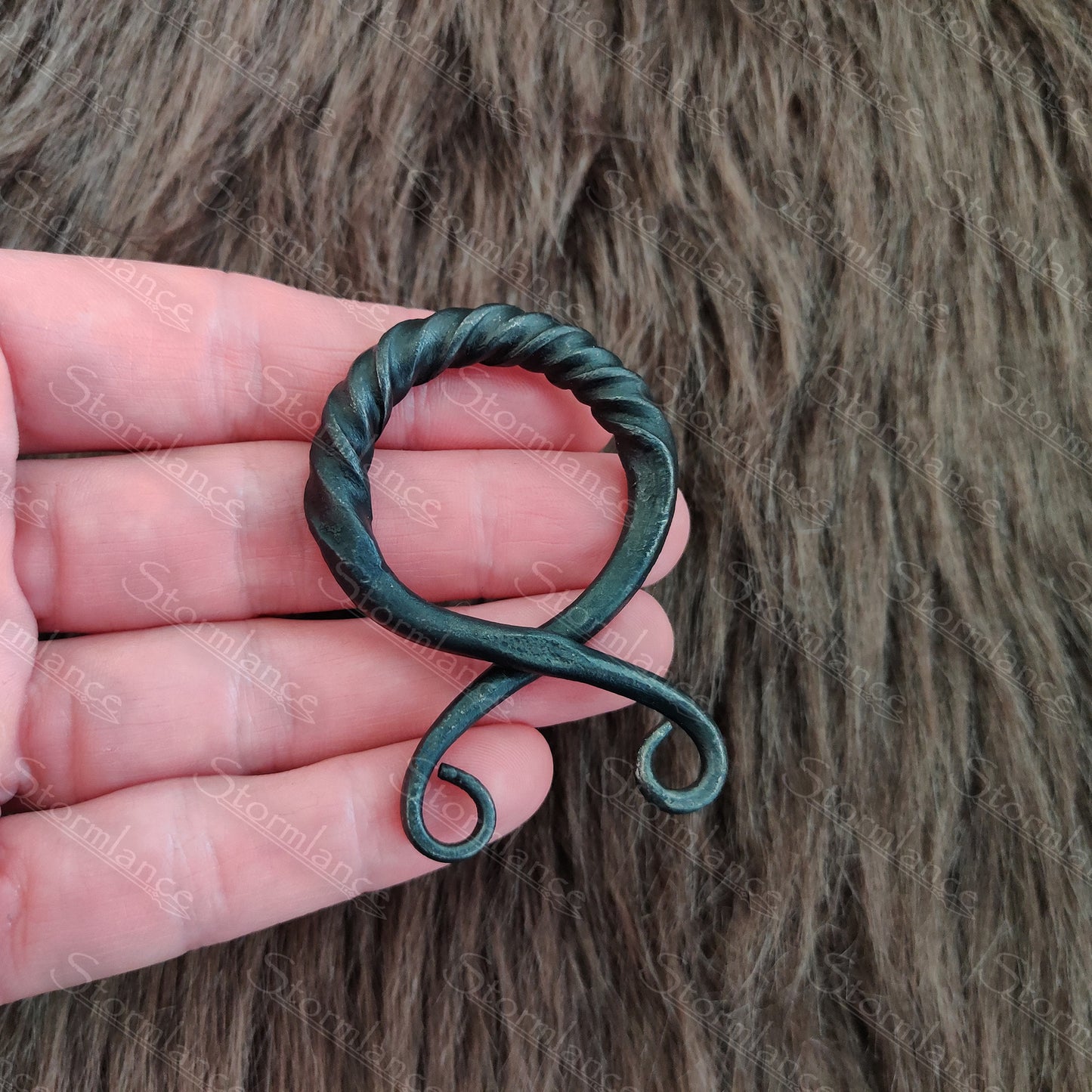 Troll Cross Pendant, Iron