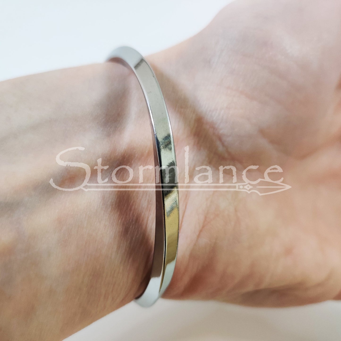 Modern Viking Bangle – 316L Stainless Steel