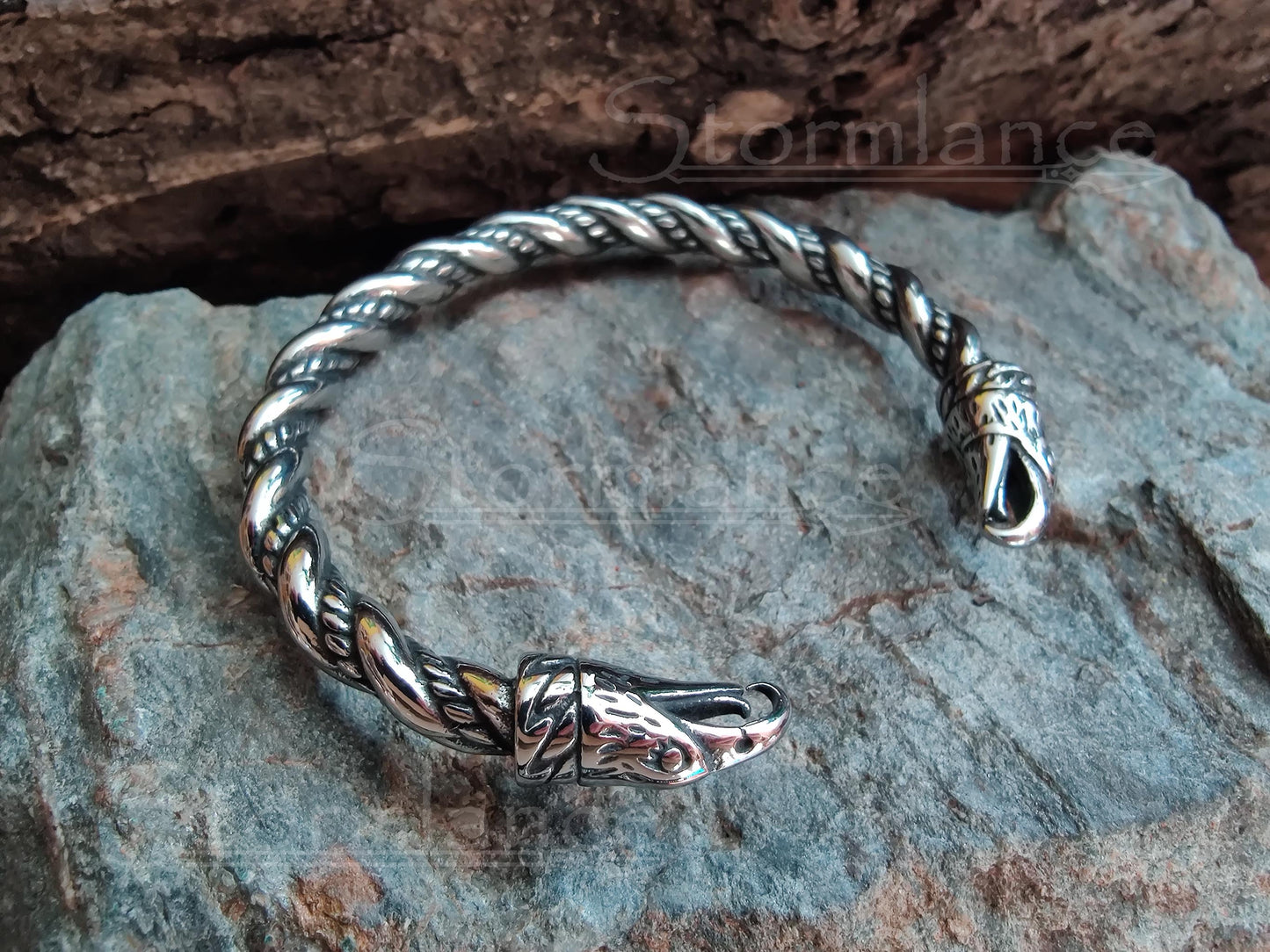 Odin's Ravens Bracelet, Stainless Steel