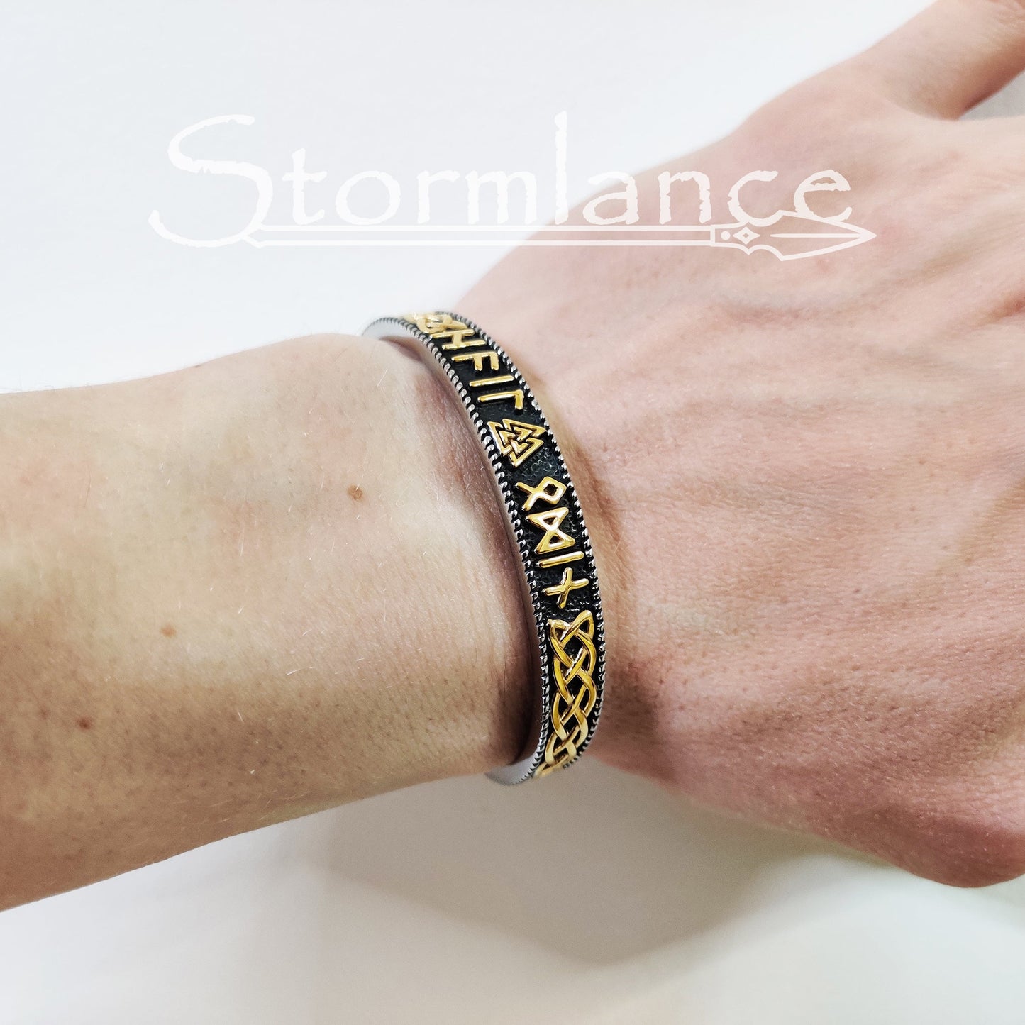 Valknut Bracelet – 316L Stainless Steel