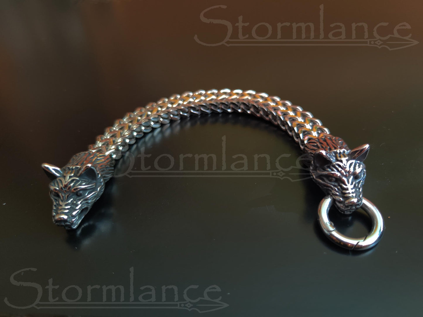 Wolf Bracelet, Stainless Steel