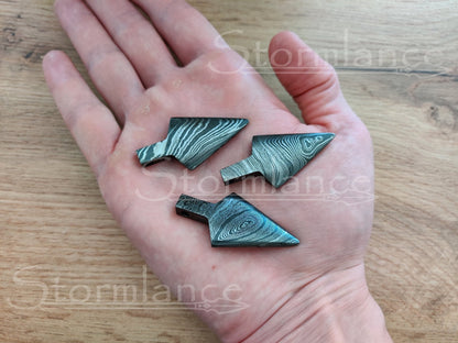 Arrowhead Pendant, Damascus Steel - Stormlance