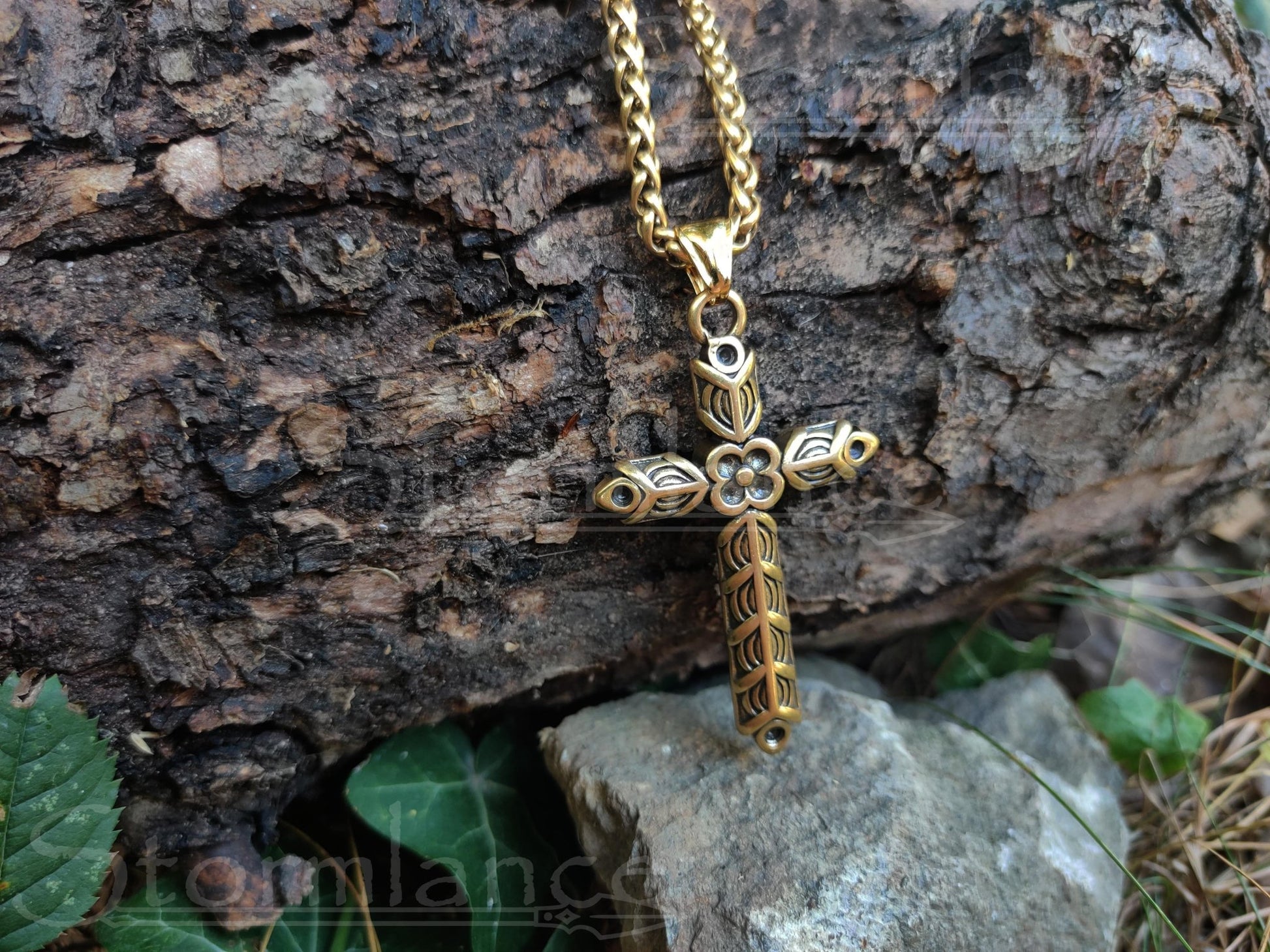 Athelstan Cross Pendant, Stainless Steel - Stormlance