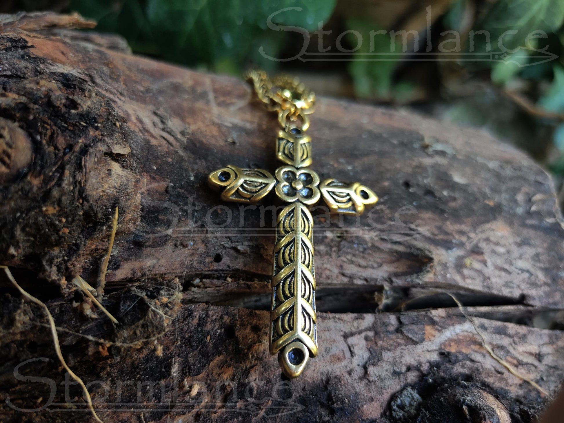 Athelstan Cross Pendant, Stainless Steel - Stormlance