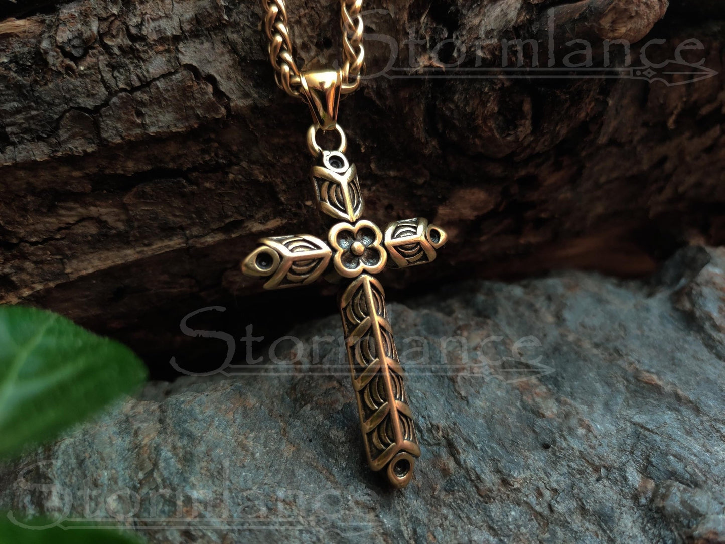 Athelstan Cross Pendant, Stainless Steel - Stormlance