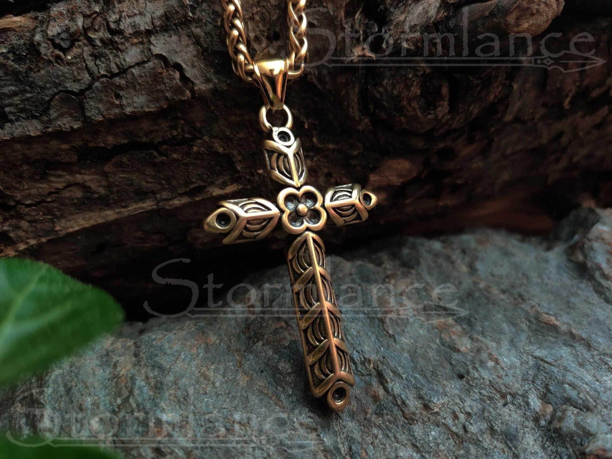 Athelstan Cross Pendant, Stainless Steel - Stormlance