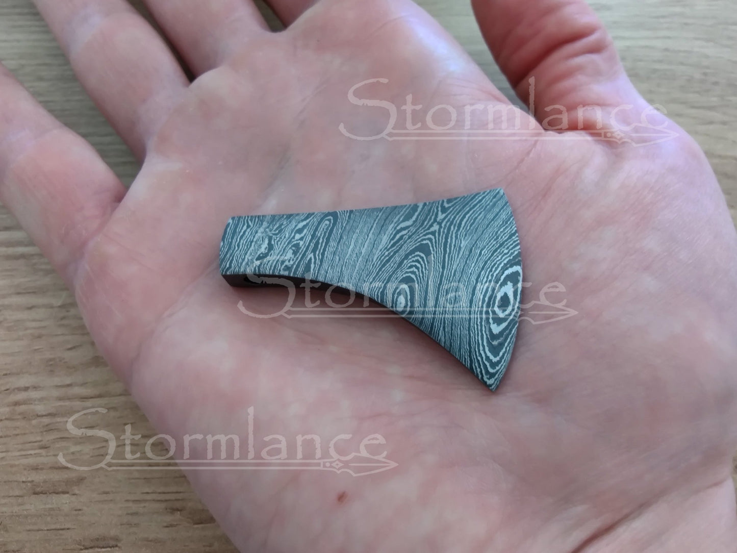 Axe Pendant, Damascus Steel - Stormlance