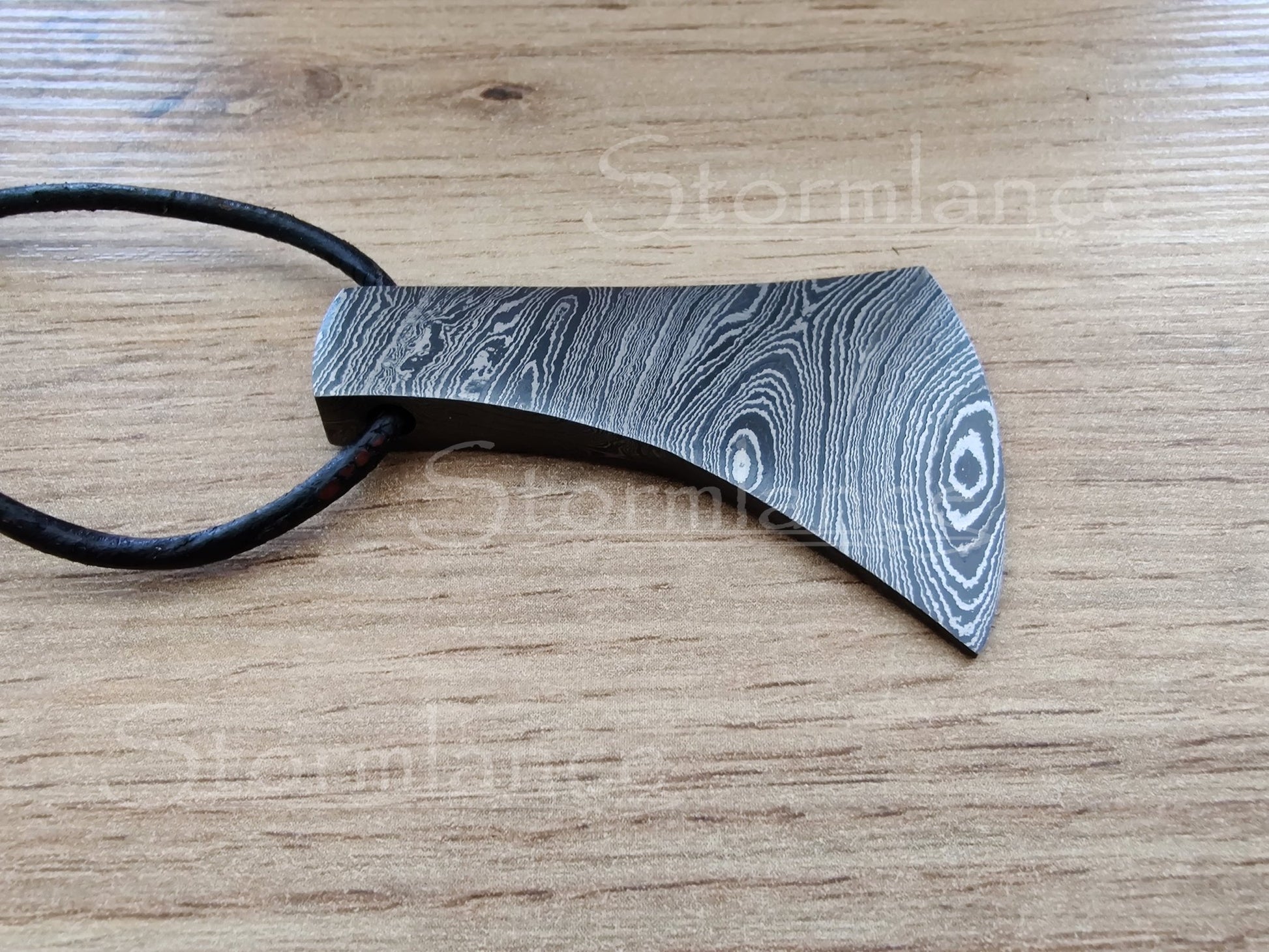 Axe Pendant, Damascus Steel - Stormlance