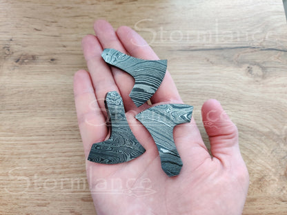 Axe Pendant, Damascus Steel - Stormlance