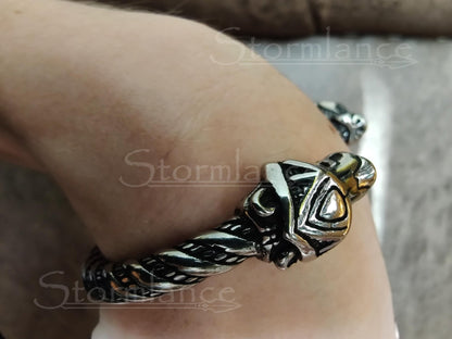 Bear Bracelet, Stainless Steel - Stormlance