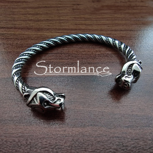 Bear Bracelet, Stainless Steel - Stormlance