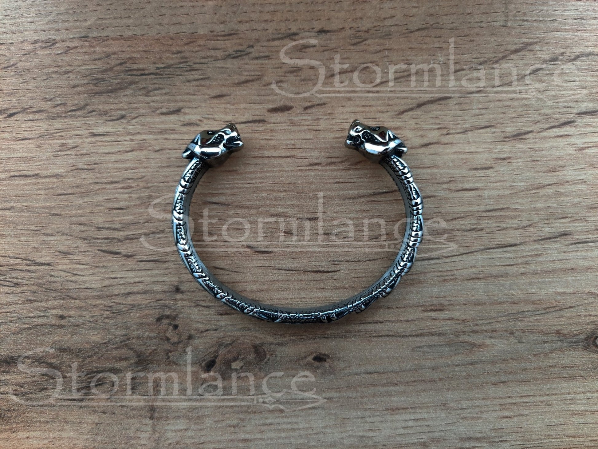 Berserker Bear Bracelet, Stainless Steel - Stormlance