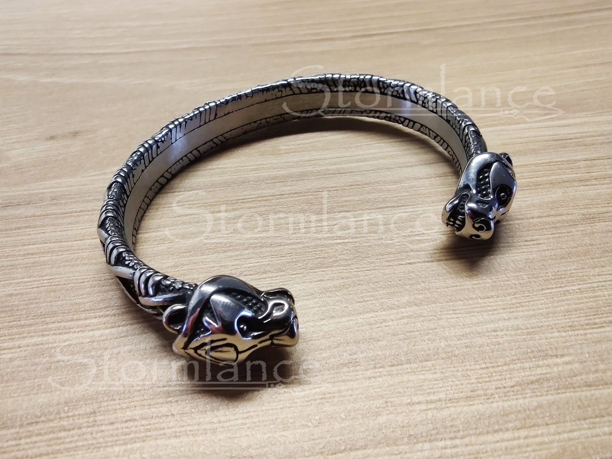 Berserker Bear Bracelet, Stainless Steel - Stormlance