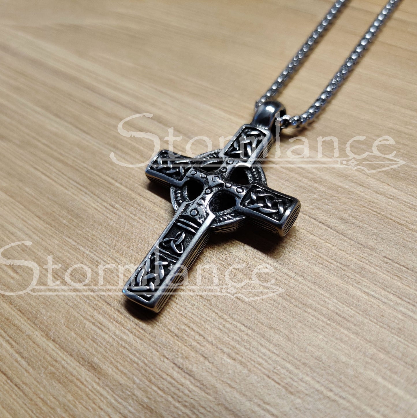 Celtic Cross, Stainless Steel - Stormlance