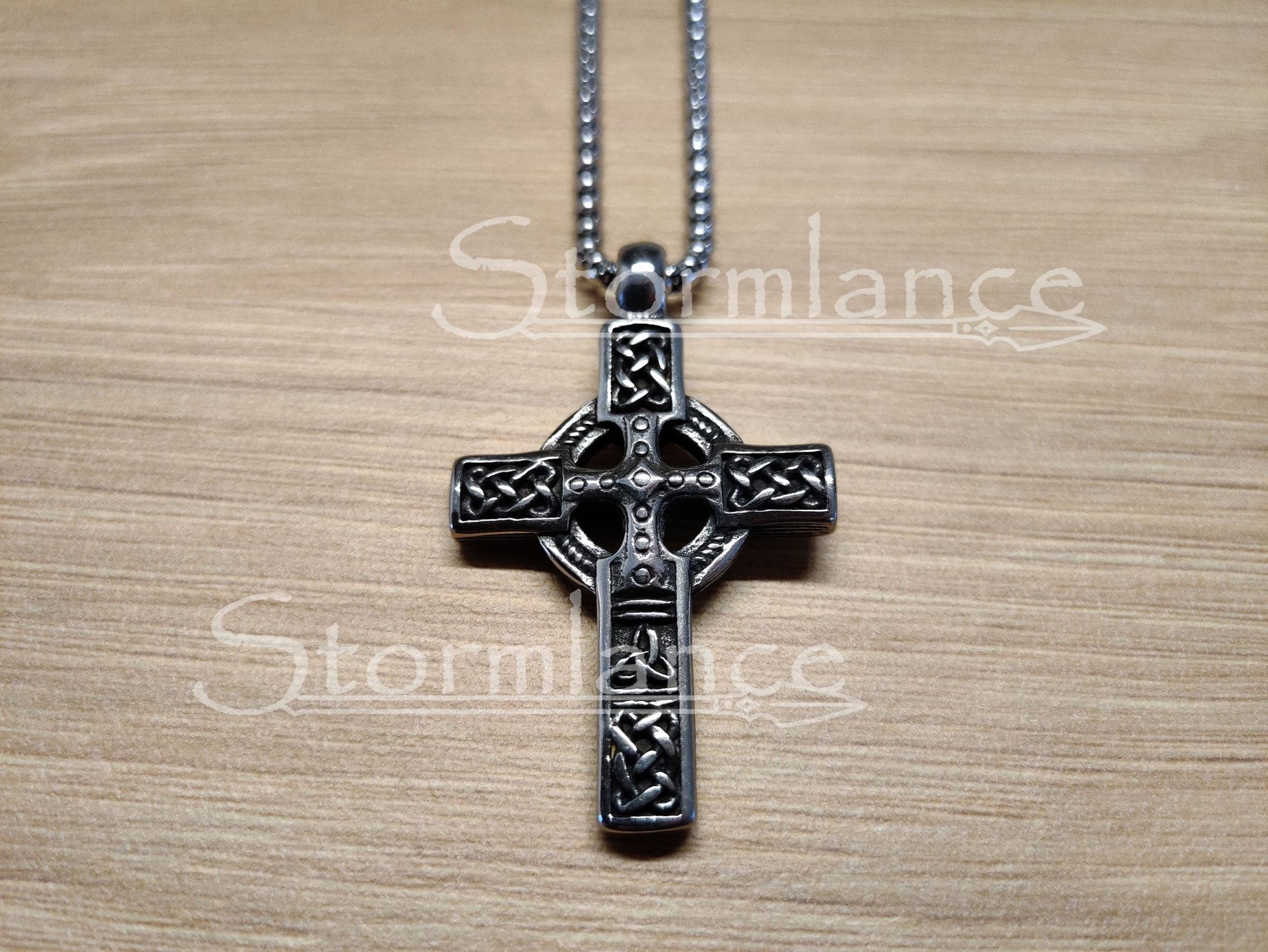 Celtic Cross, Stainless Steel - Stormlance