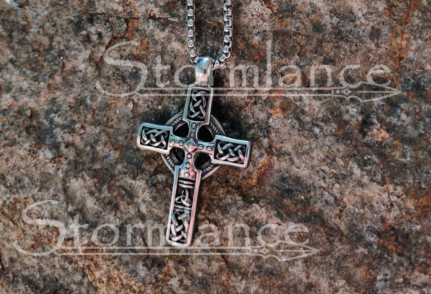 Celtic Cross, Stainless Steel - Stormlance