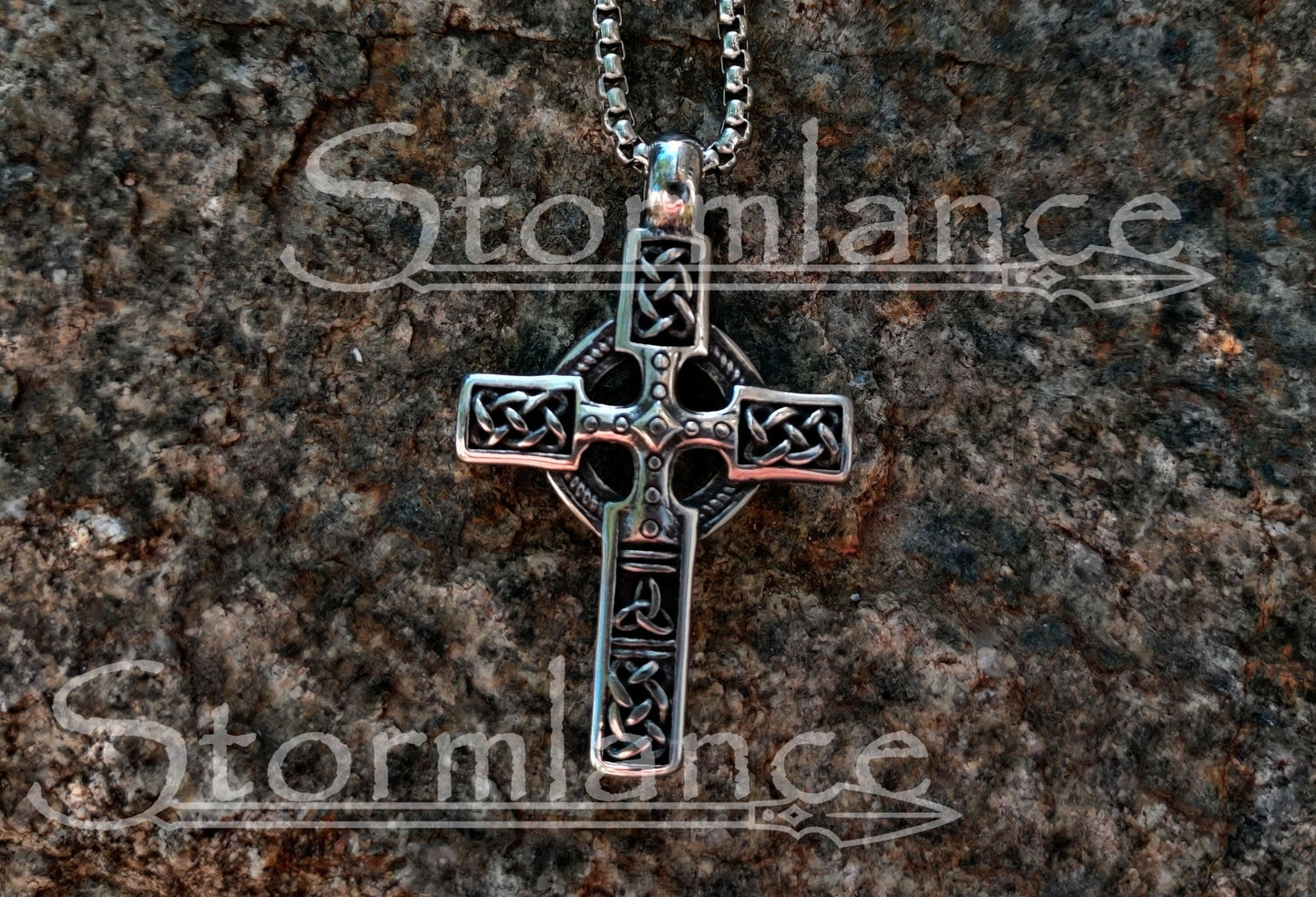 Celtic Cross, Stainless Steel - Stormlance