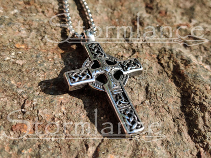 Celtic Cross, Stainless Steel - Stormlance