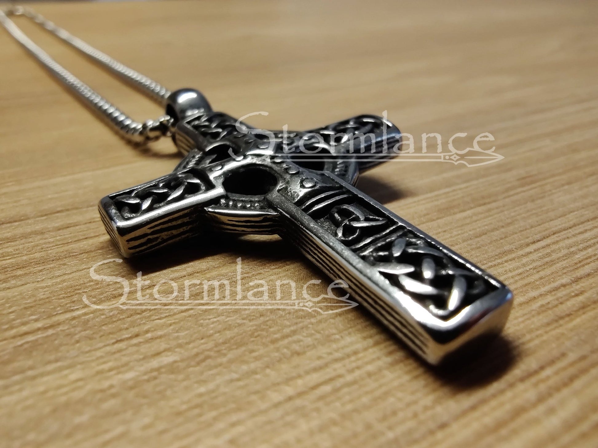 Celtic Cross, Stainless Steel - Stormlance