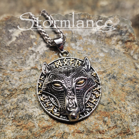 Fenrir Necklace, Stainless Steel - Stormlance