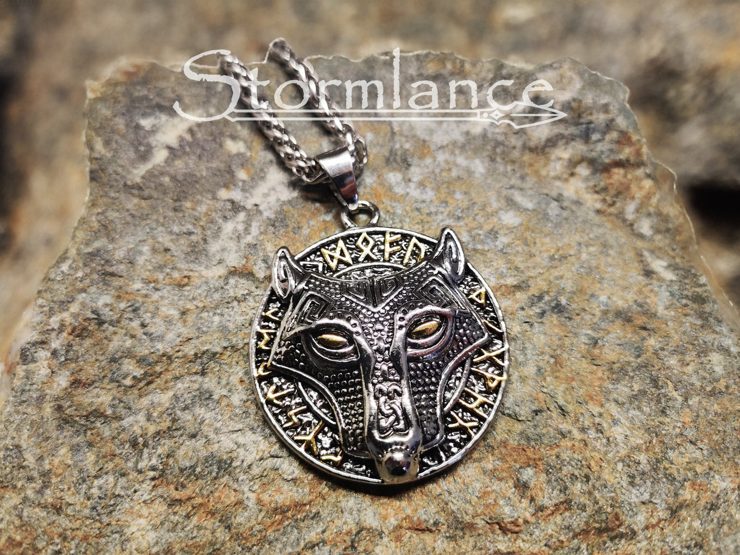 Fenrir Necklace, Stainless Steel - Stormlance