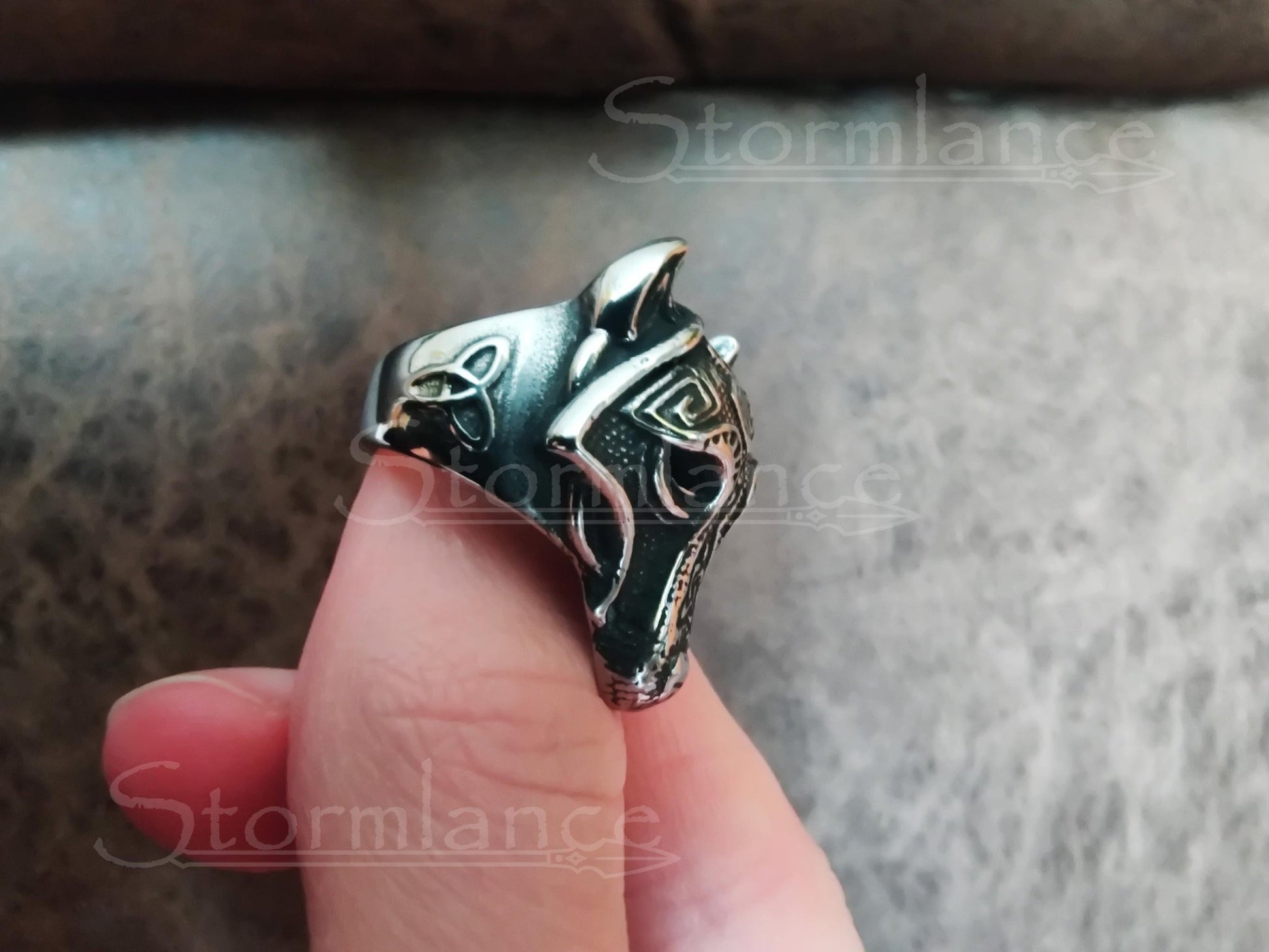 Fenrir Ring, Stainless Steel - Stormlance