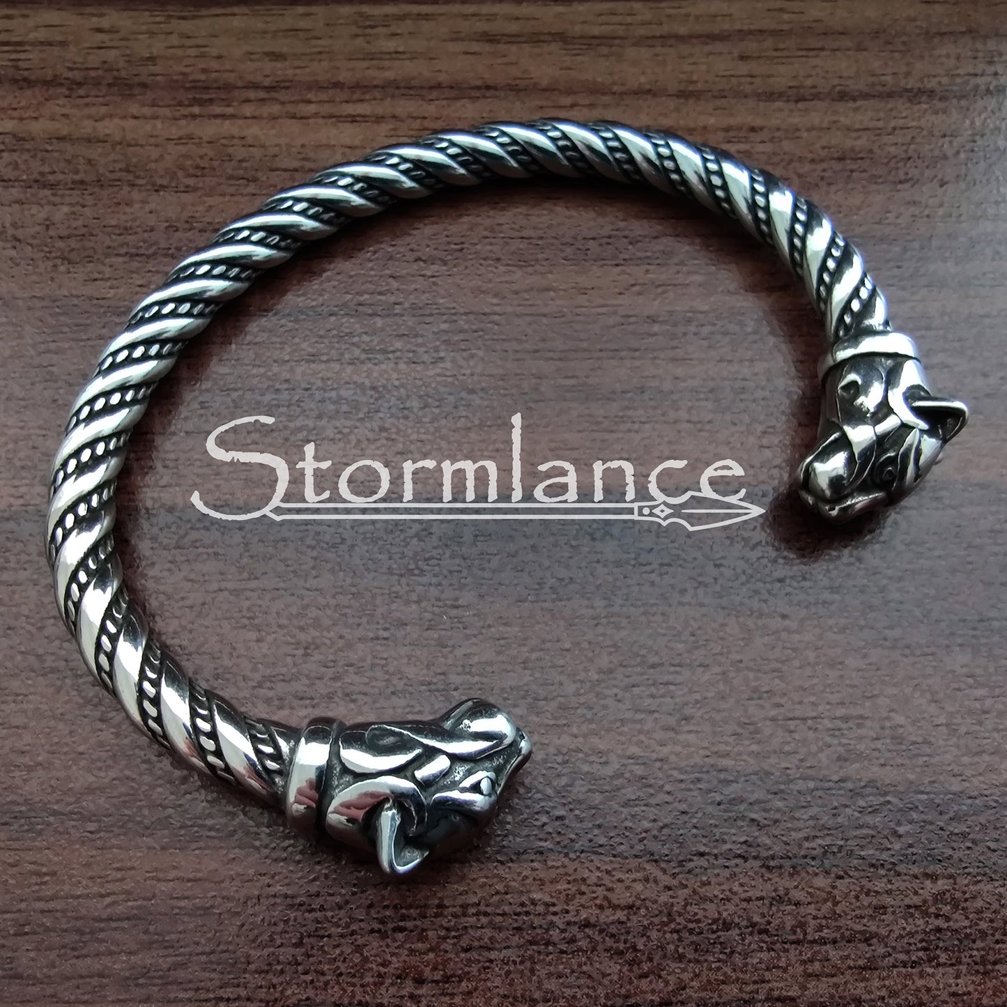 Freya Arm Ring, Stainless Steel - Stormlance