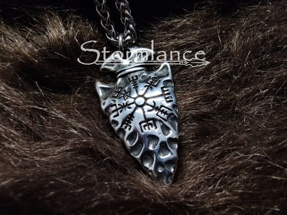 Gungnir Necklace, Stainless Steel - Stormlance