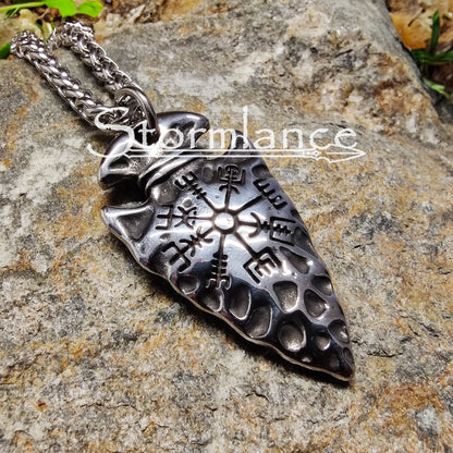 Gungnir Necklace, Stainless Steel - Stormlance