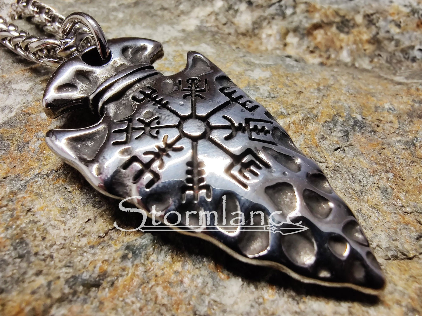 Gungnir Necklace, Stainless Steel - Stormlance