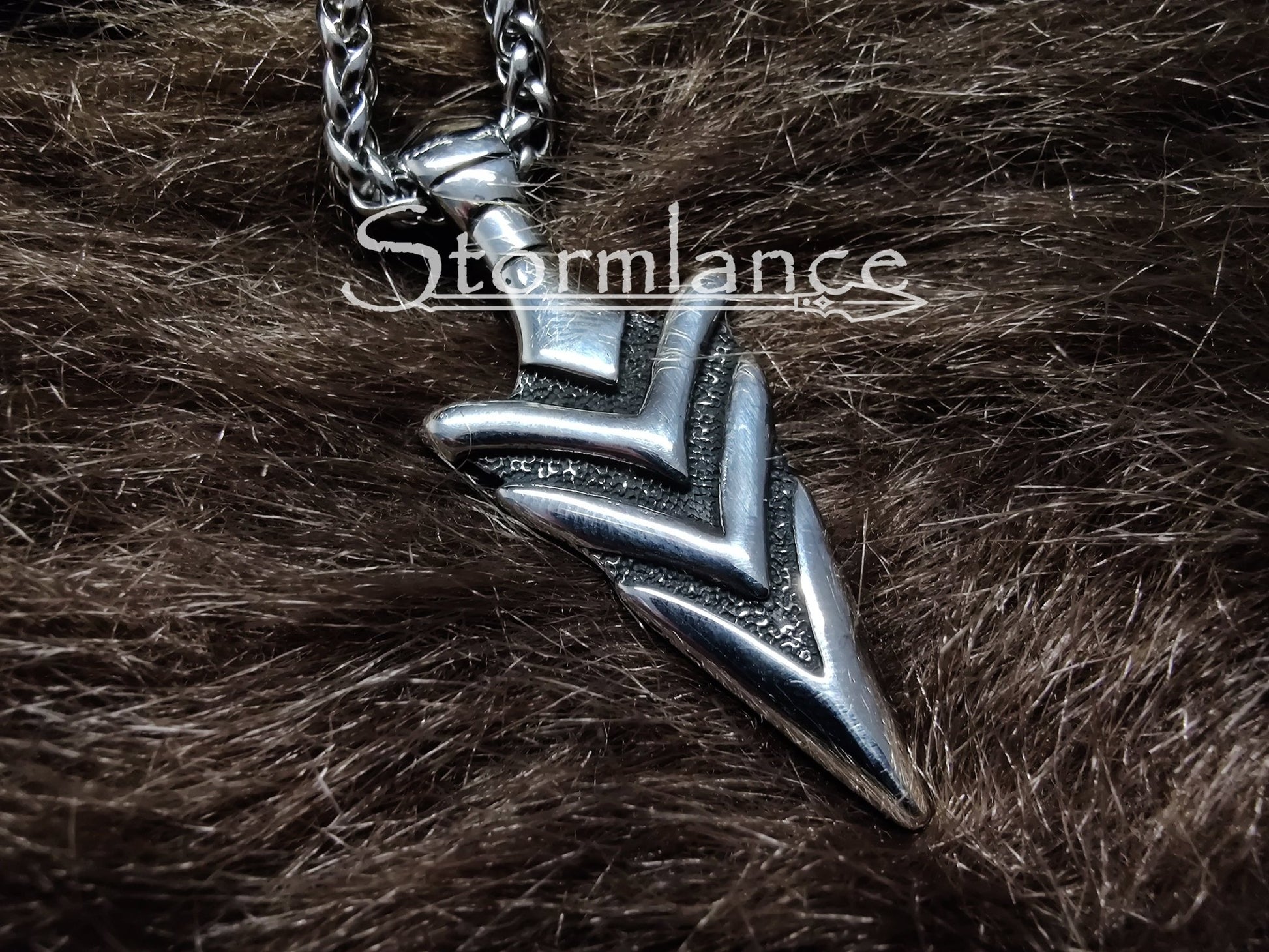 Gungnir Pendant, Stainless Steel - Stormlance