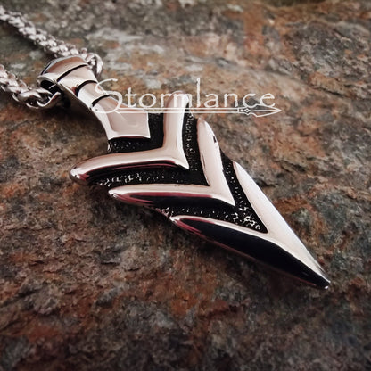 Gungnir Pendant, Stainless Steel - Stormlance