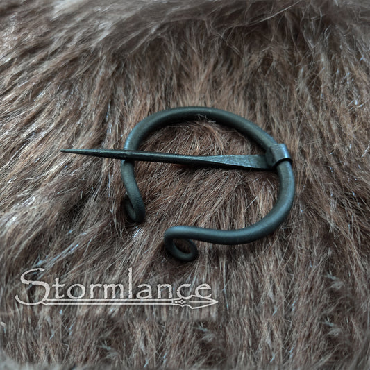 Hand - Forged Viking Fibula, Iron - Stormlance