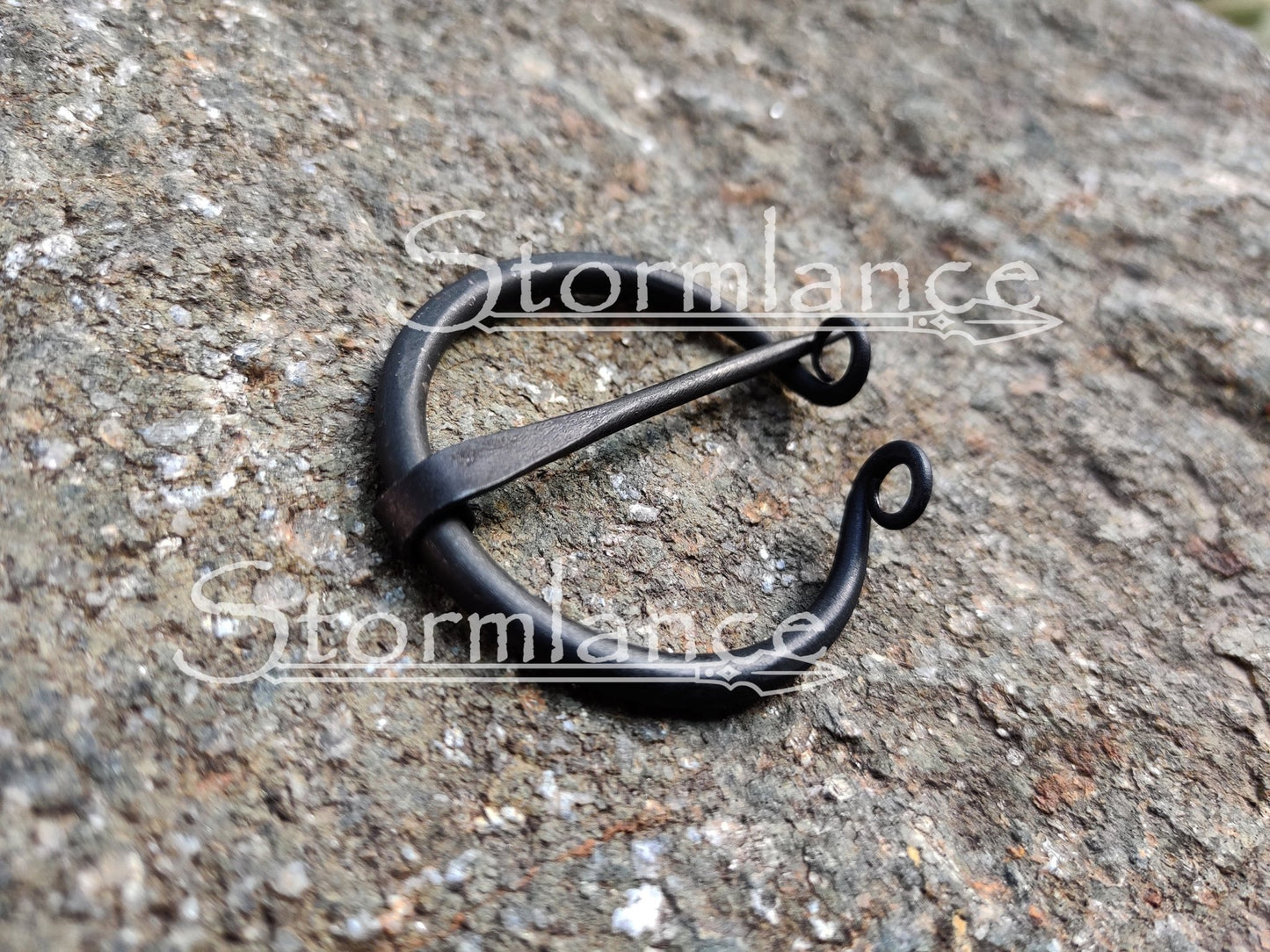 Hand - Forged Viking Fibula, Iron - Stormlance