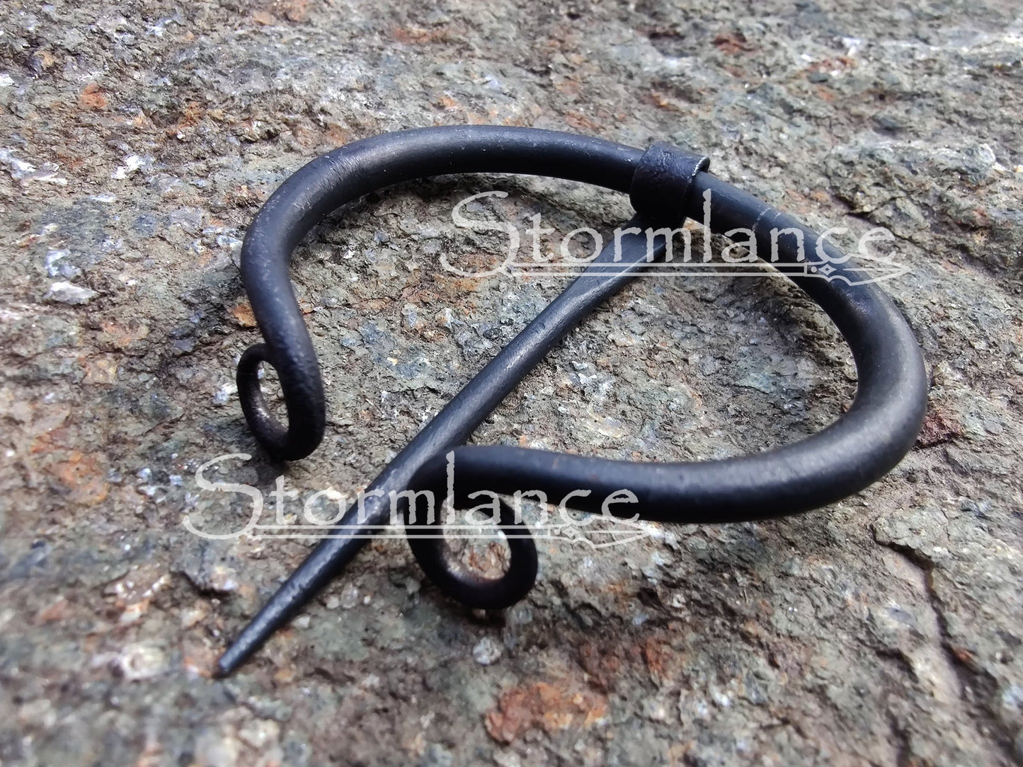 Hand - Forged Viking Fibula, Iron - Stormlance