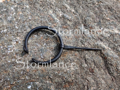 Hand - Forged Viking Fibula, Iron - Stormlance