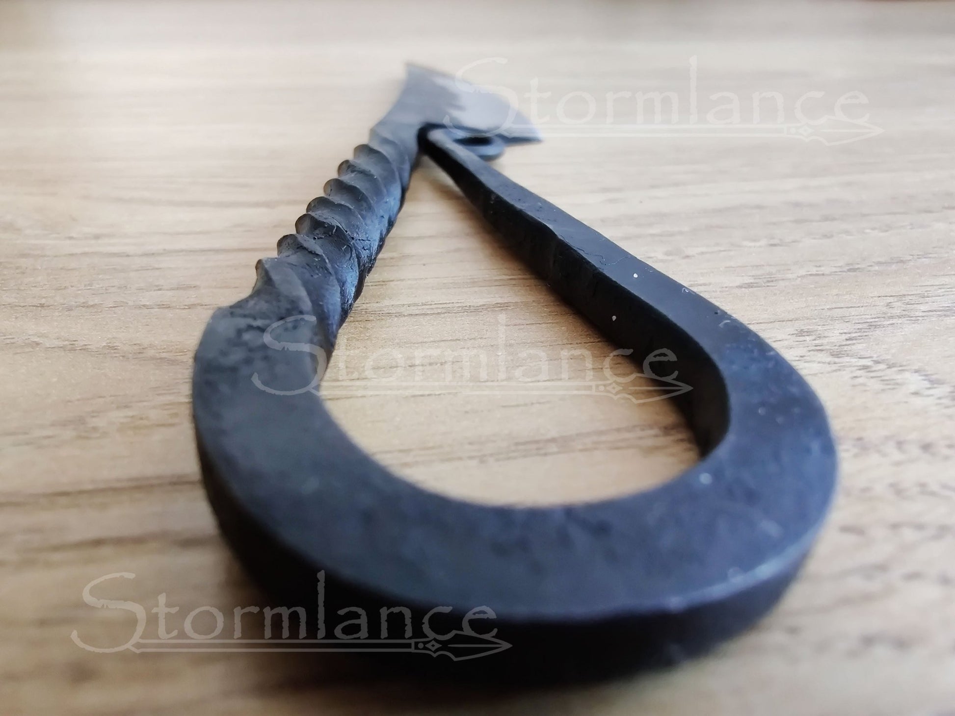 Hand - Forged Viking Krumkniv, High - Carbon Steel - Stormlance