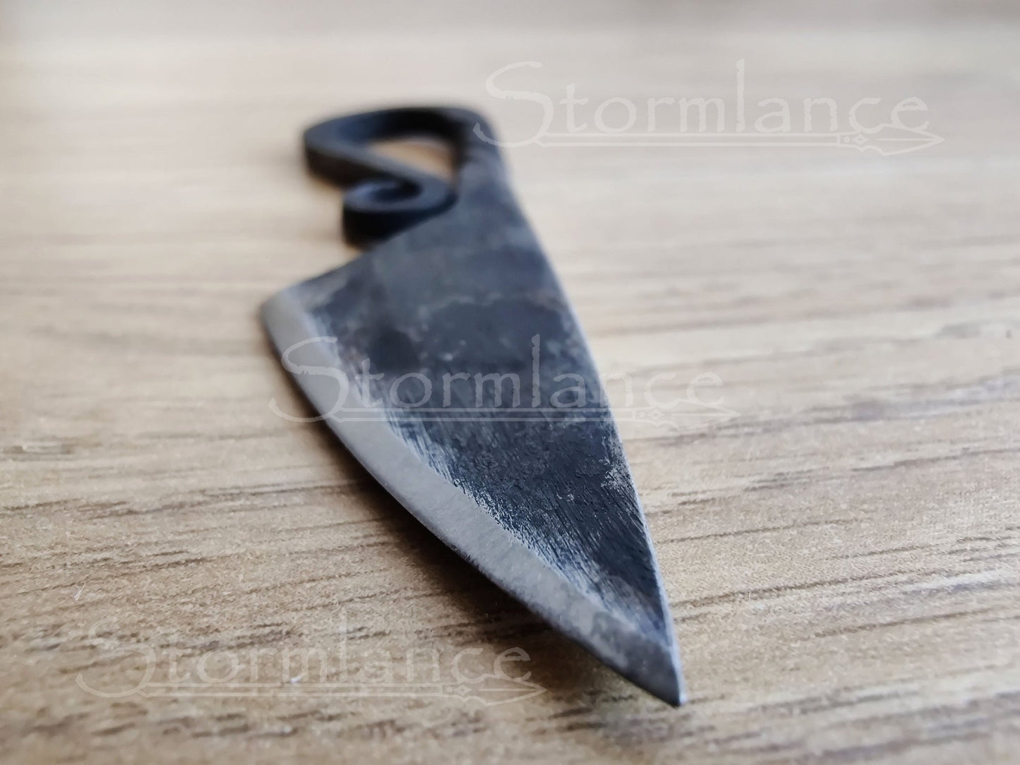 Hand - Forged Viking Neck Knife, High - Carbon Steel - Stormlance