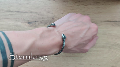 Jormungandr Bracelet, Stainless Steel