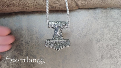 Skane Mjolnir Pendant, Stainless Steel