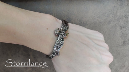 Raven Bracelet, Stainless Steel