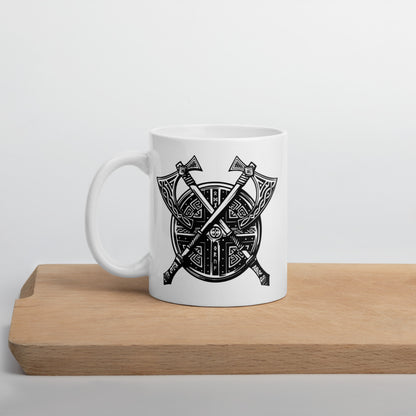 Viking 11 Oz Mug - Shield and Axes