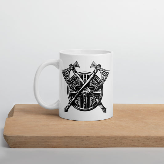 Viking 11 Oz Mug - Shield and Axes