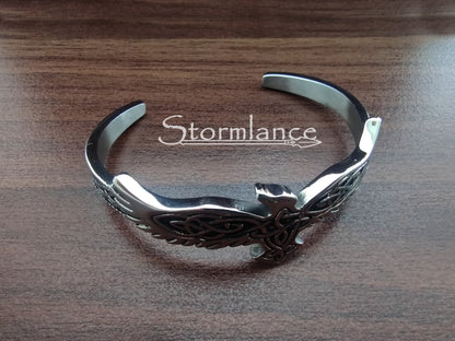 Raven Bracelet, Stainless Steel