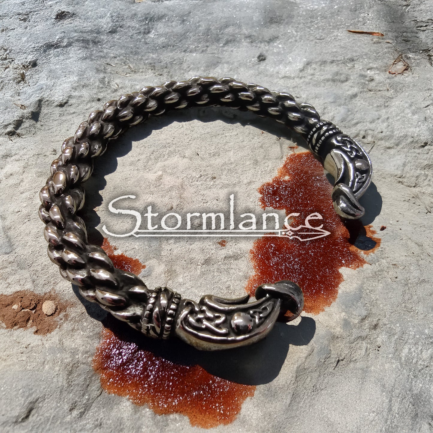 Ragnar Lothbrok Arm Ring, Stainless Steel