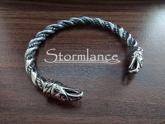 Odin's Ravens Bracelet, Stainless Steel