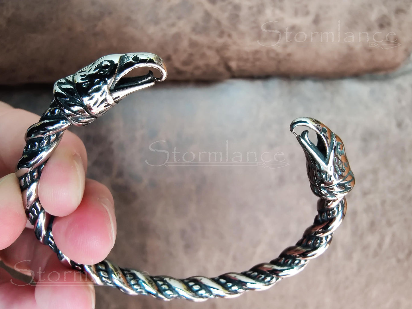 Odin's Ravens Bracelet, Stainless Steel