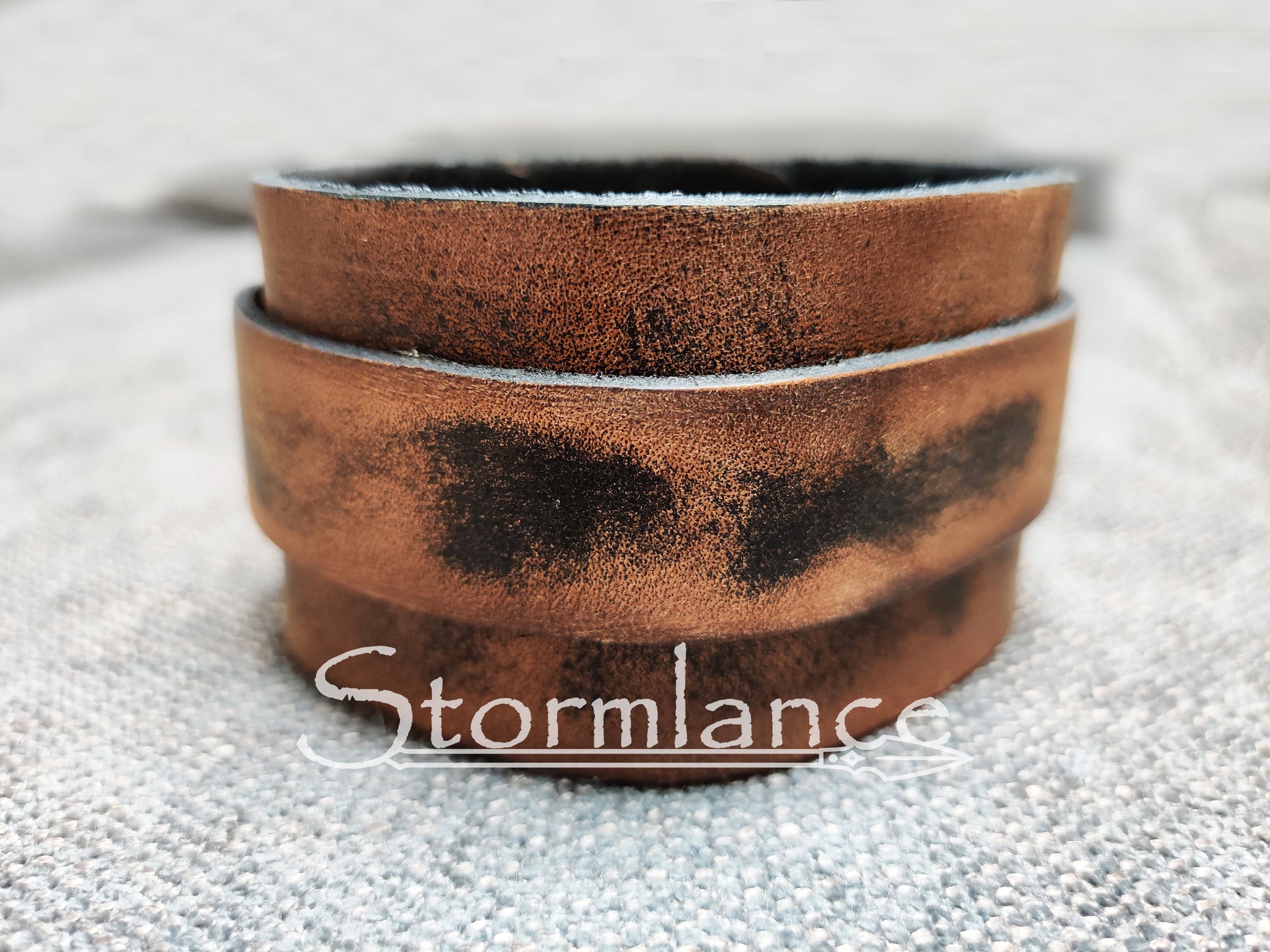 Simple Viking Bracelet, Genuine Leather